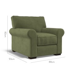 furniture vermont fixed chair cosmos olive plain dimension