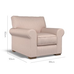 furniture vermont fixed chair kalinda blush plain dimension