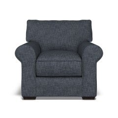 furniture vermont fixed chair kalinda indigo plain front