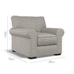 furniture vermont fixed chair nala aqua weave dimension