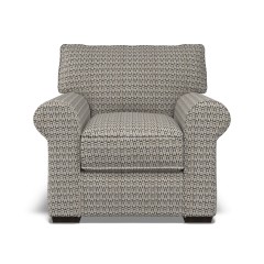 furniture vermont fixed chair nala charcoal weave front