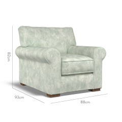 furniture vermont fixed chair namatha mineral print dimension