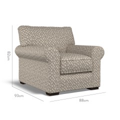 furniture vermont fixed chair nia taupe weave dimension