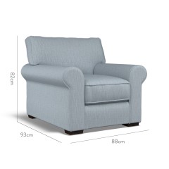 furniture vermont fixed chair zuri sky plain dimension