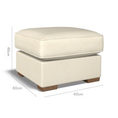 furniture vermont fixed ottoman amina alabaster plain dimension