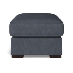 furniture vermont fixed ottoman amina indigo plain front