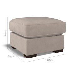 furniture vermont fixed ottoman cosmos clay plain dimension