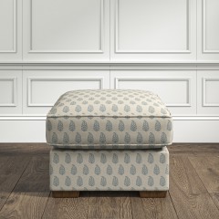 furniture vermont fixed ottoman indira chambray print lifestyle