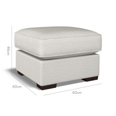 furniture vermont fixed ottoman jina dove weave dimension