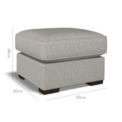 furniture vermont fixed ottoman jina slate weave dimension