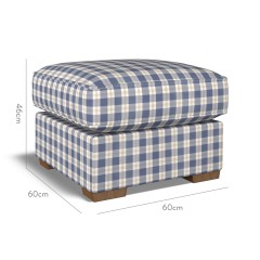 furniture vermont fixed ottoman kali indigo weave dimension