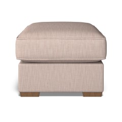 furniture vermont fixed ottoman kalinda blush plain front