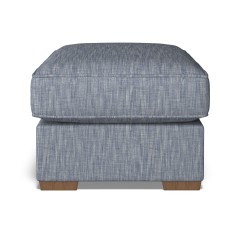 furniture vermont fixed ottoman kalinda denim plain front