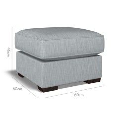 furniture vermont fixed ottoman kalinda mineral plain dimension