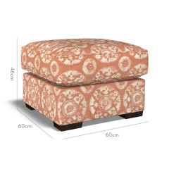 furniture vermont fixed ottoman nubra apricot print dimension