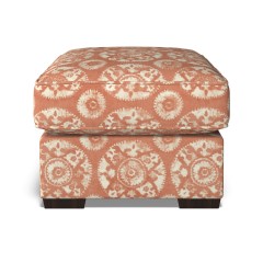 furniture vermont fixed ottoman nubra apricot print front