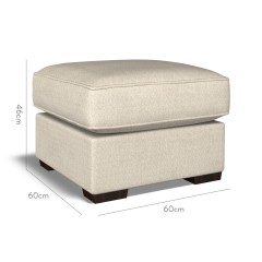 furniture vermont fixed ottoman safara stone weave dimension