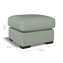 furniture vermont fixed ottoman shani celadon plain dimension