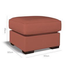 furniture vermont fixed ottoman shani cinnabar plain dimension