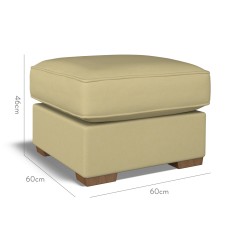 furniture vermont fixed ottoman shani moss plain dimension