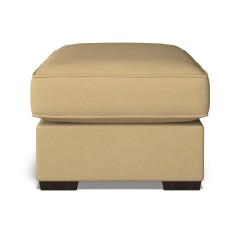 furniture vermont fixed ottoman shani ochre plain front