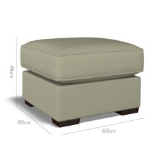 furniture vermont fixed ottoman shani sage plain dimension