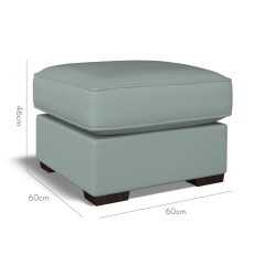 furniture vermont fixed ottoman shani sea glass plain dimension