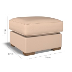 furniture vermont fixed ottoman shani shell plain dimension