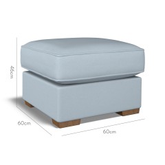 furniture vermont fixed ottoman shani sky plain dimension