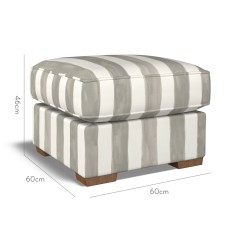 furniture vermont fixed ottoman tassa grande fog print dimension