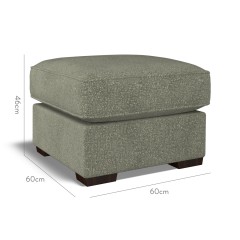 furniture vermont fixed ottoman yana sage weave dimension