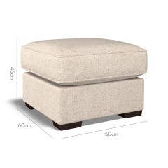 furniture vermont fixed ottoman yana sand weave dimension