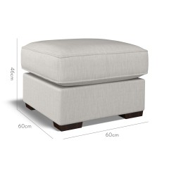 furniture vermont fixed ottoman zuri flint plain dimension