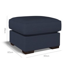 furniture vermont fixed ottoman zuri ink plain dimension