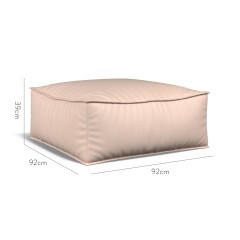 furniture zen pouffe amina blush plain dimension