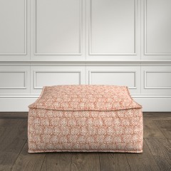 furniture zen pouffe ellora cinnamon print lifestyle