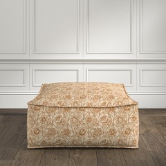 furniture zen pouffe lotus ginger print lifestyle