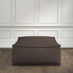 furniture zen pouffe shani espresso plain lifestyle