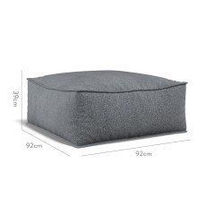 furniture zen pouffe yana denim weave dimension