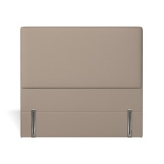 headboard bantry shani taupe plain front