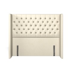 headboard bruton amina alabaster plain front