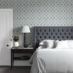 Bruton Headboard Amina Indigo