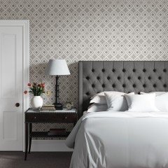 Bruton Headboard Bisa Charcoal