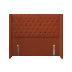 headboard bruton cosmos cinnabar plain front