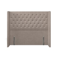 headboard bruton cosmos clay plain front