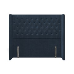 headboard bruton cosmos indigo plain front