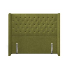 headboard bruton cosmos moss plain front