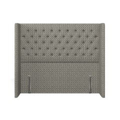 headboard bruton desta charcoal weave front