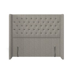 headboard bruton nala charcoal weave front