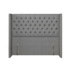 headboard bruton sabra indigo weave front